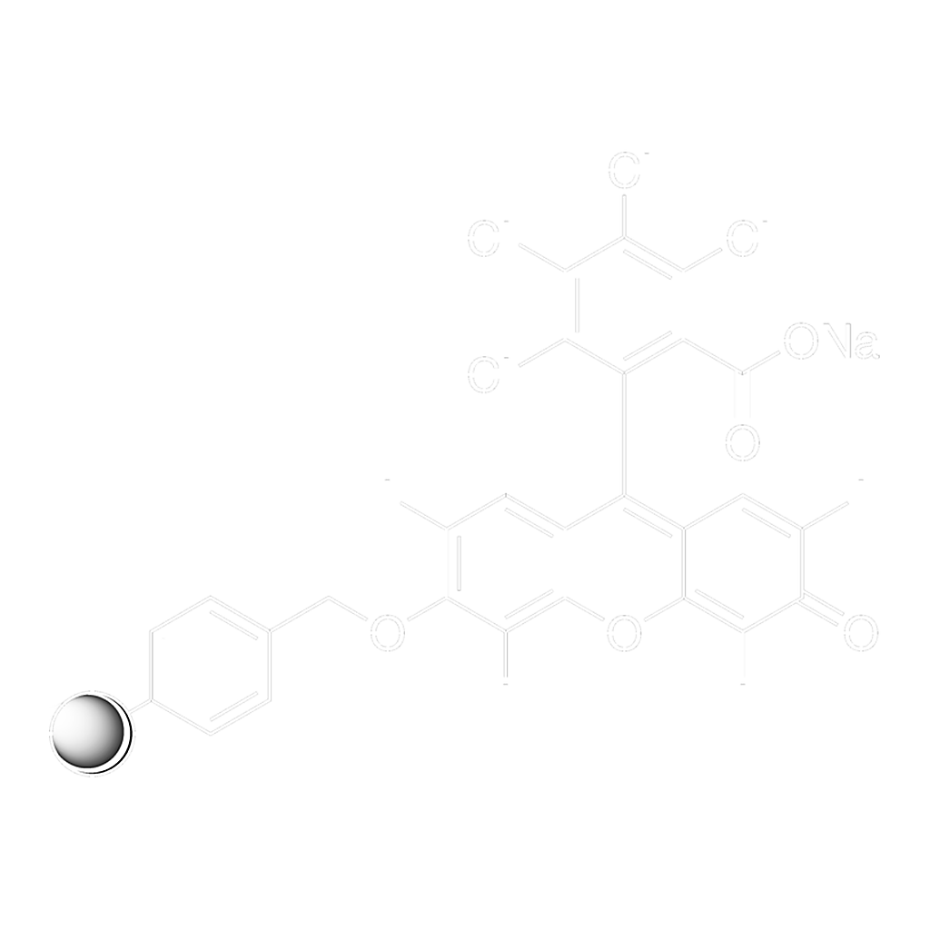 Merck Bengal Rose B bound to Polystyrene