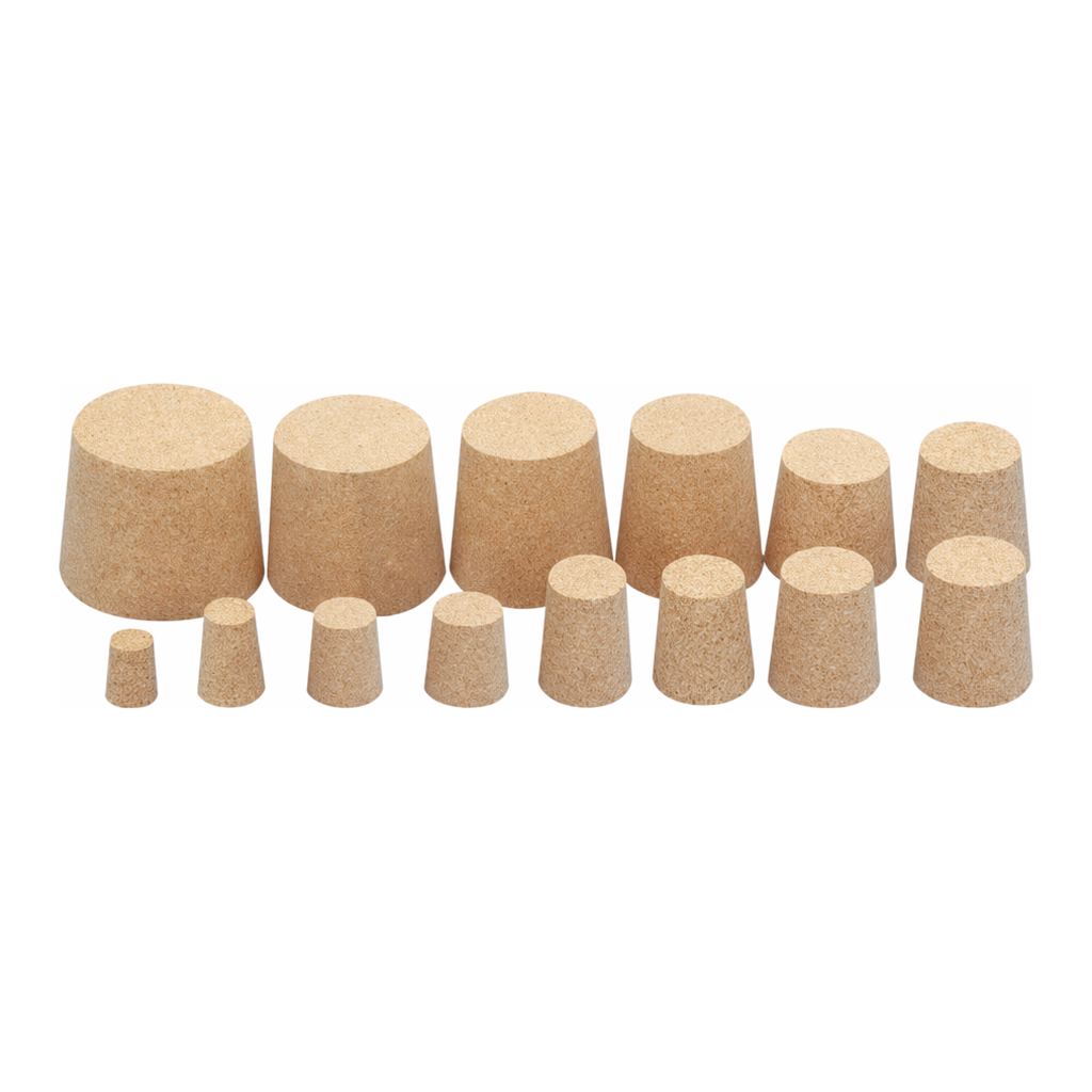 Daihan Science SciLab Cork Stopper, Air Permeable, Superior Grade Corks<br>Made of Eco Friendl