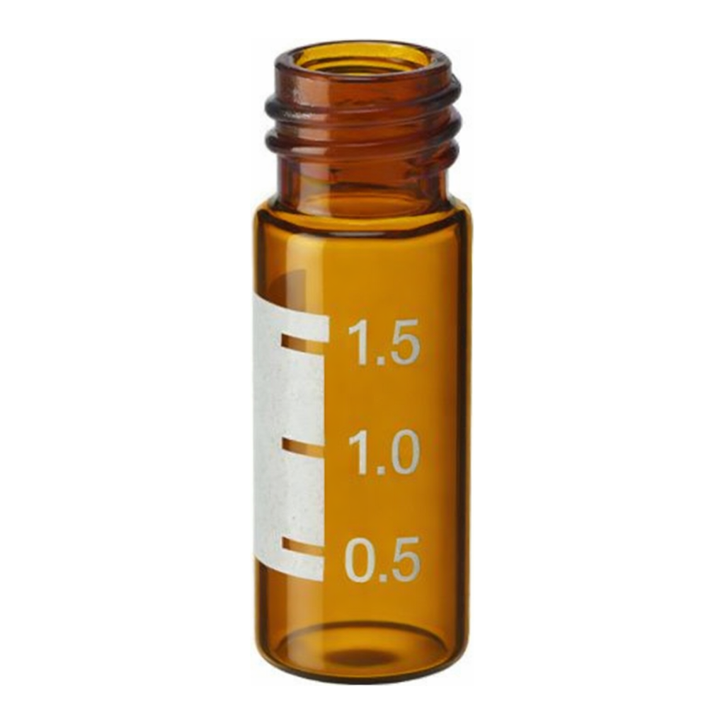Restek Vial, Step, 2ml Ambr w/White Grad Mk Spot Pack of 100