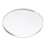 AS ONE Circular Glass Plate(Tempax®)(Thickness 5.0mm), 원형 유리판(템팍스 유리®)(두께 5.0mm)