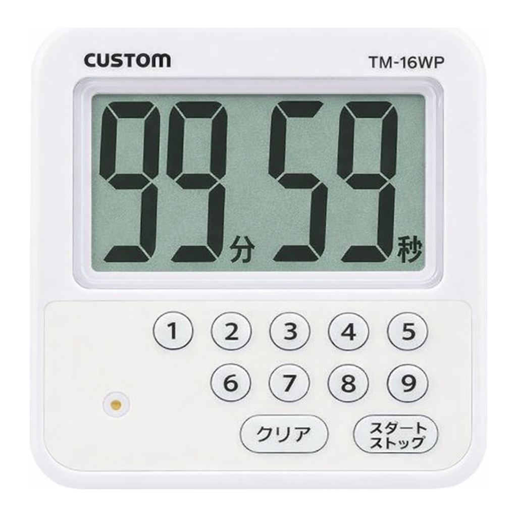 AS ONE Waterproof 10-Key Timer, 방수 10키타이머