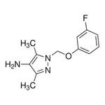 Merck 1-(3-Fluoro-phenoxymethyl)-3,5-dimethyl-1H-pyrazol-4-ylamine