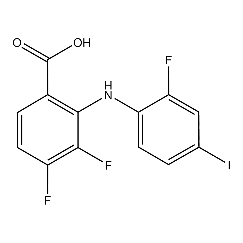 Merck 3,4-Difluoro-2-(2-fluoro-4-iodophenylamino)benzoic acid