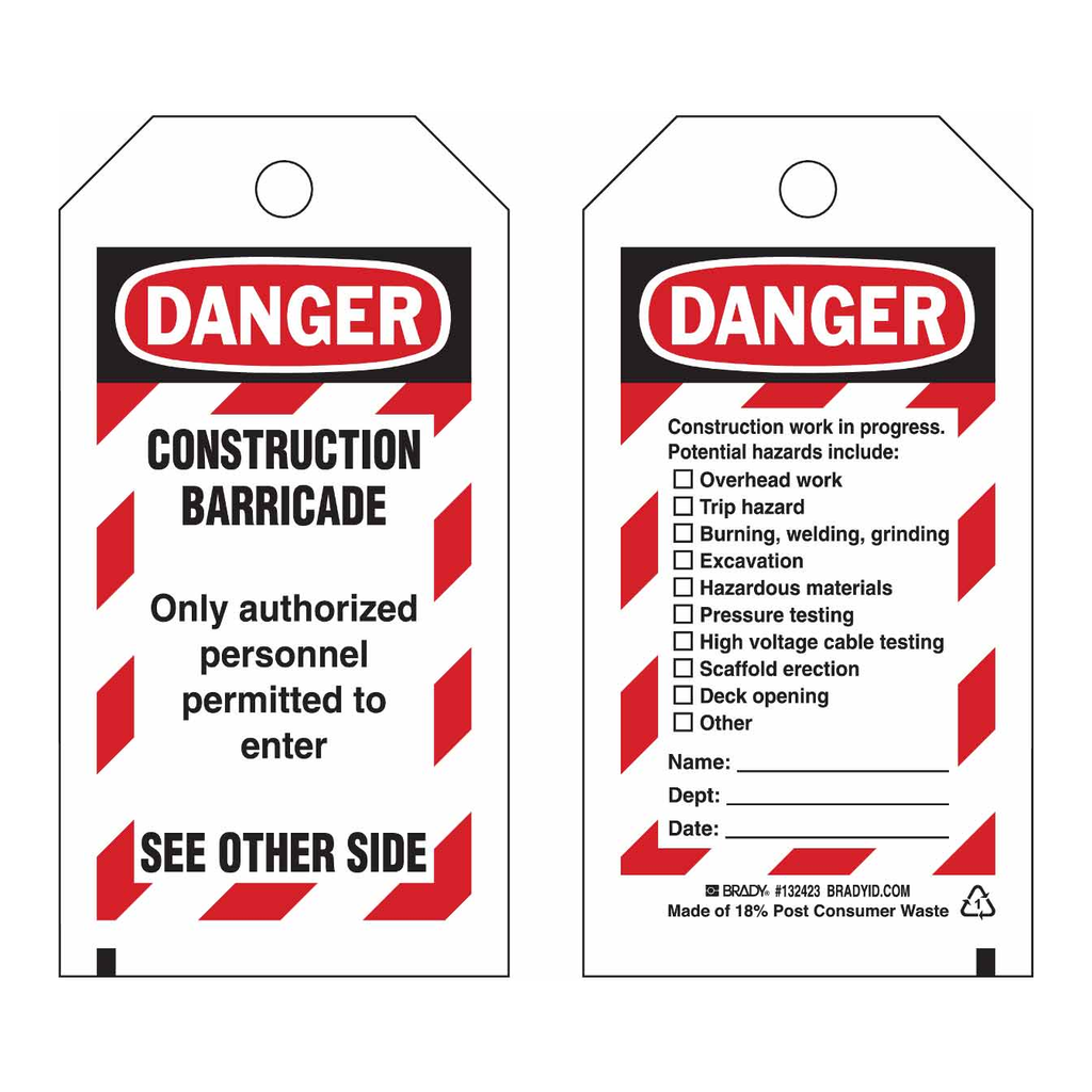 Brady Isolation Blind Tags