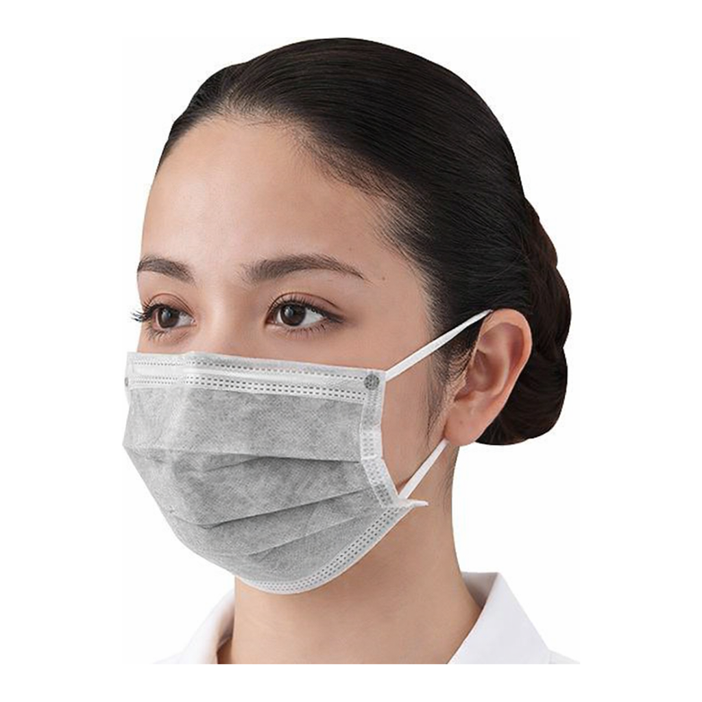 AS ONE Activated Carbon Face Mask (individual packaging), 활성탄 페이스 마스크 (개별 포장)