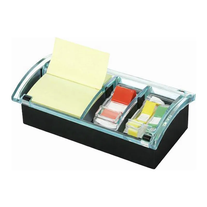 OFFICENEX 3M 포스트잇 크리스탈 팝업 콤보팩 디스펜서 DS-100