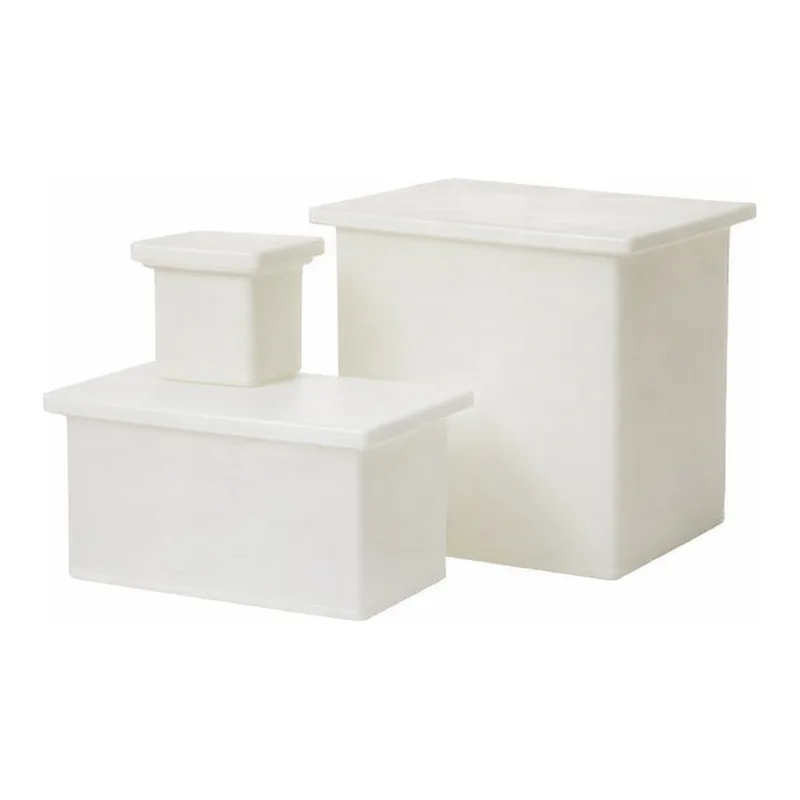 Thermo Scientific Nalgene Heavy-Duty Rectangular LLDPE Tank with Cover