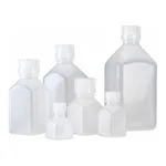 Nalgene Square Narrow-Mouth PPCO Bottles with Closure