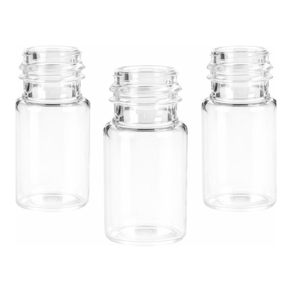 Nalgene PETG Serum Vial with Continuous Thread: 비멸균, 압착 포장 모듈