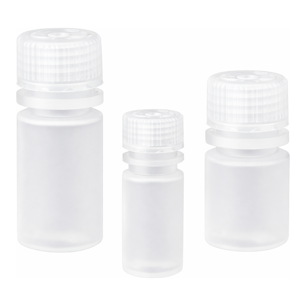 Nalgene Natural PPCO Diagnostic Bottles with Closure: Bulk Pack