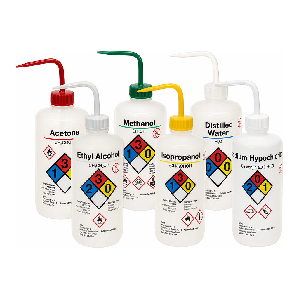 Nalgene Narrow-Mouth Right-to-Know LDPE Wash Bottle
