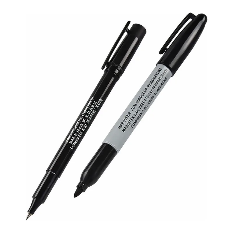 Nalgene Black Ink Lab Markers