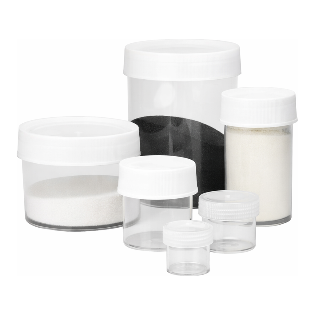Nalgene Straight-Sided Wide-Mouth Polycarbonate Jars with Closure