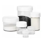 Nalgene Straight-Sided Wide-Mouth Polycarbonate Jars with Closure