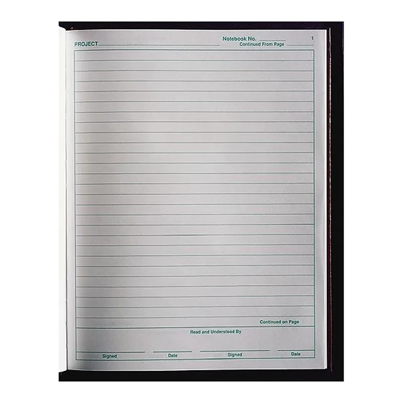 Nalgene 1/4 in. Grid Case Bound Paper Lab Notebook