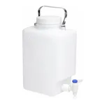 Nalgene Rectangular Fluorinated HDPE Carboy with Spigot