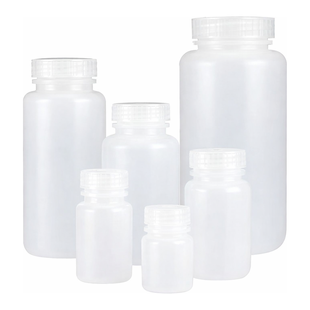 Nalgene Wide-Mouth LDPE Bottles with Closure