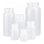 Nalgene Wide-Mouth LDPE Bottles with Closure