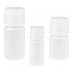 Nalgene HDPE Diagnostic Bottles with Closure: Sterile, Tray-Packed