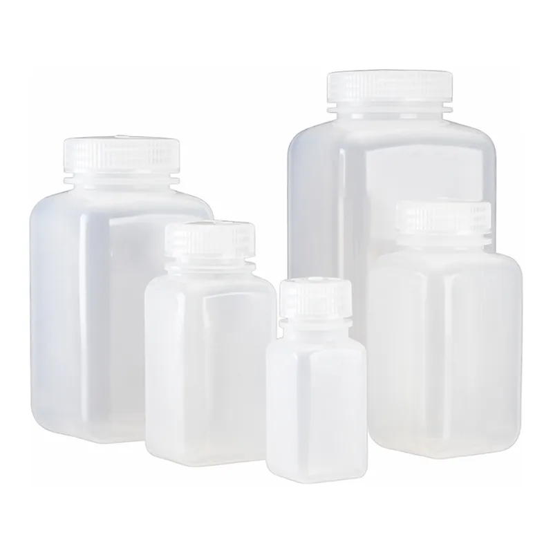 Nalgene Square Wide-Mouth PPCO Bottles with Closure