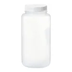Nalgene Square Wide-Mouth Large PPCO Bottle with Closure: Autoclavable