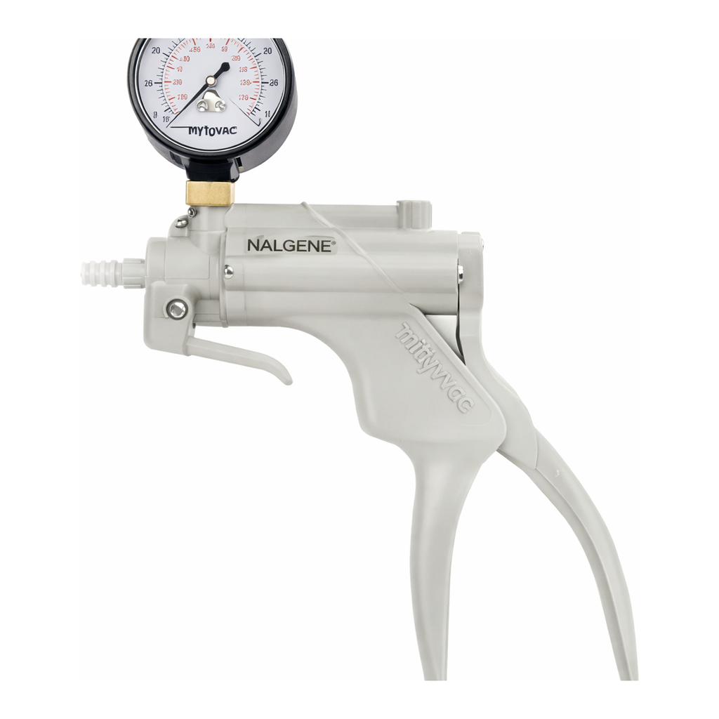 Nalgene Repairable Hand-Operated PVC Vacuum Pump with Gauge