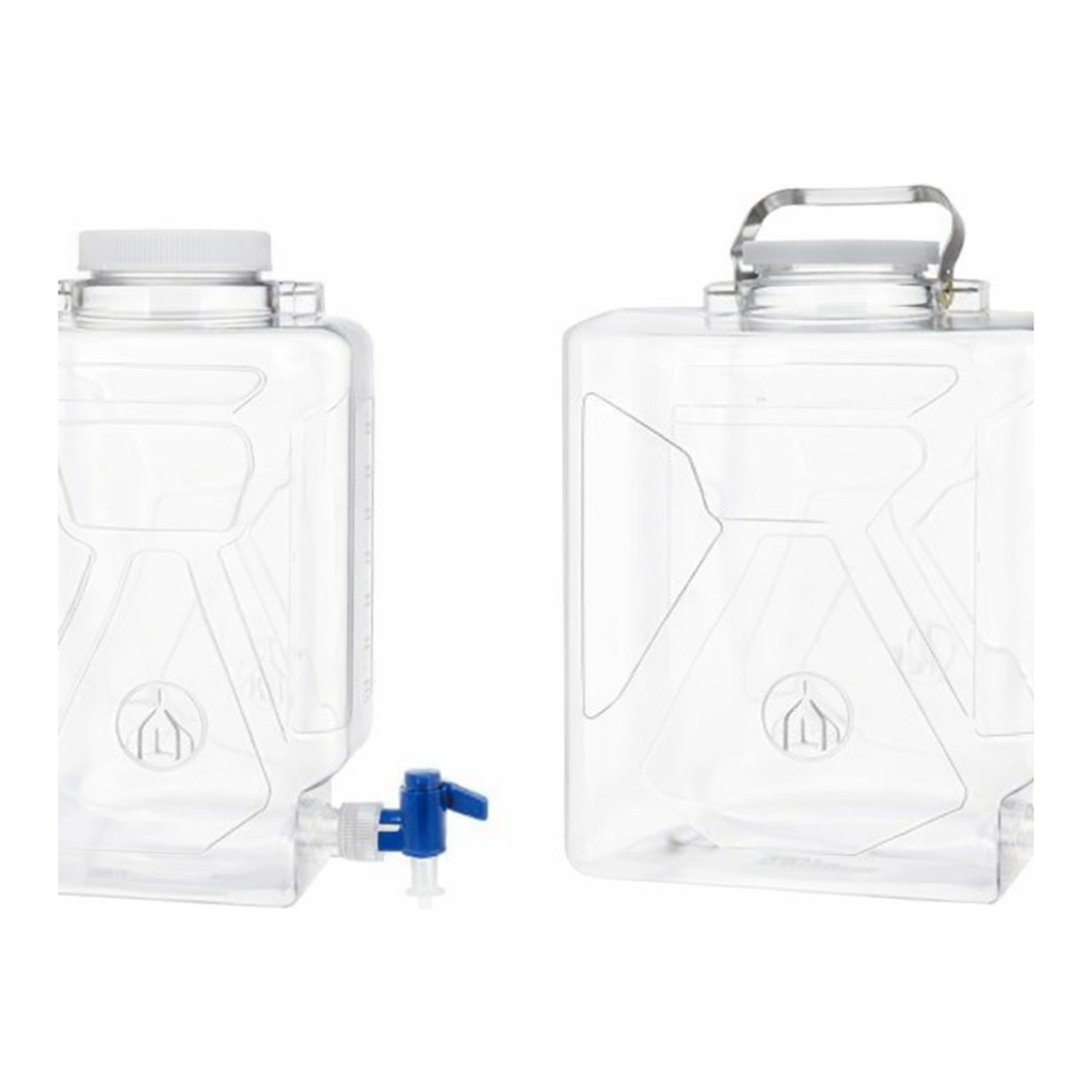 Nalgene Rectangular Polycarbonate Clearboy with Spigot