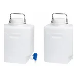 Nalgene Rectangular HDPE Carboy with Spigot