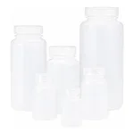 Nalgene Wide-Mouth HDPE Packaging Bottles with Closure: Bulk Pack