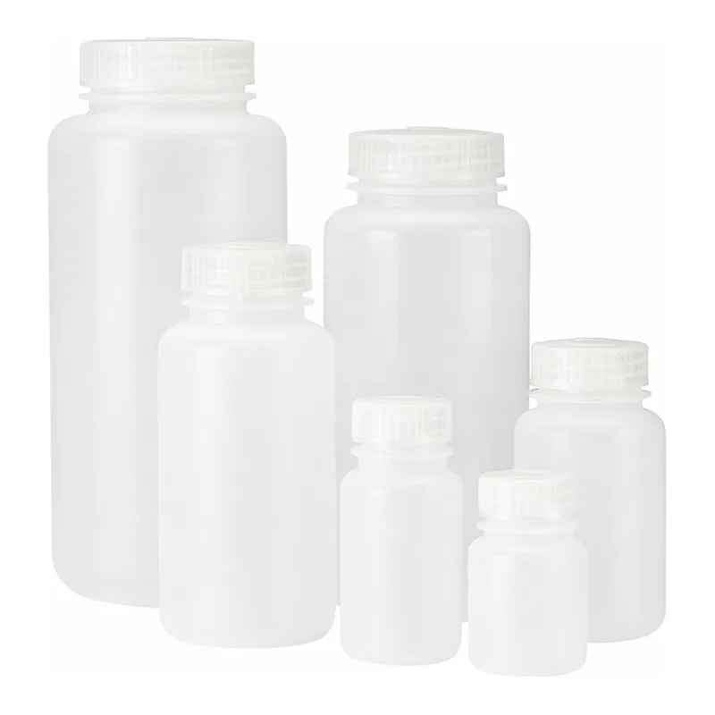 Nalgene Wide-Mouth HDPE Bottles with Closure: Bulk Pack