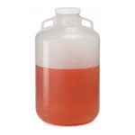 Nalgene Wide-Mouth Autoclavable Polypropylene Carboy with Handle