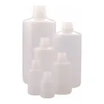 Nalgene Boston Round HDPE Bottles without Closure: Bulk Pack