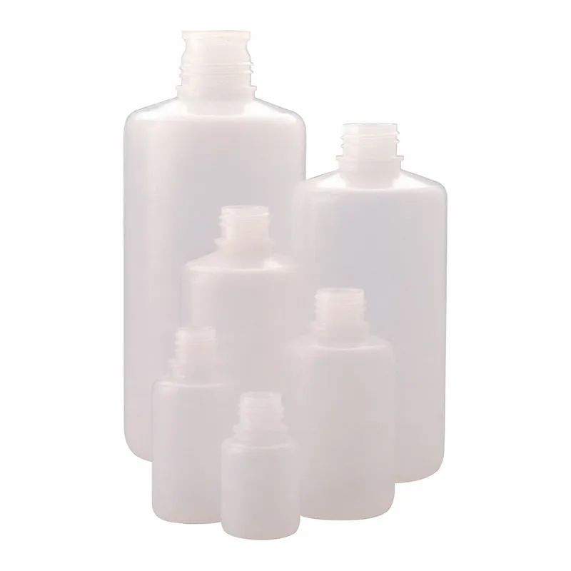 Nalgene Boston Round HDPE Bottles without Closure: Bulk Pack