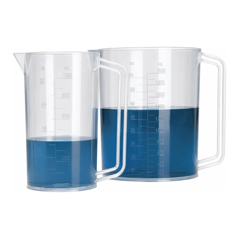 Nalgene PMP Graduated Plastic Beakers with Handles