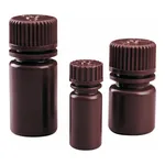 Nalgene Opaque Amber HDPE Diagnostic Bottles with Closure: Bulk Pack