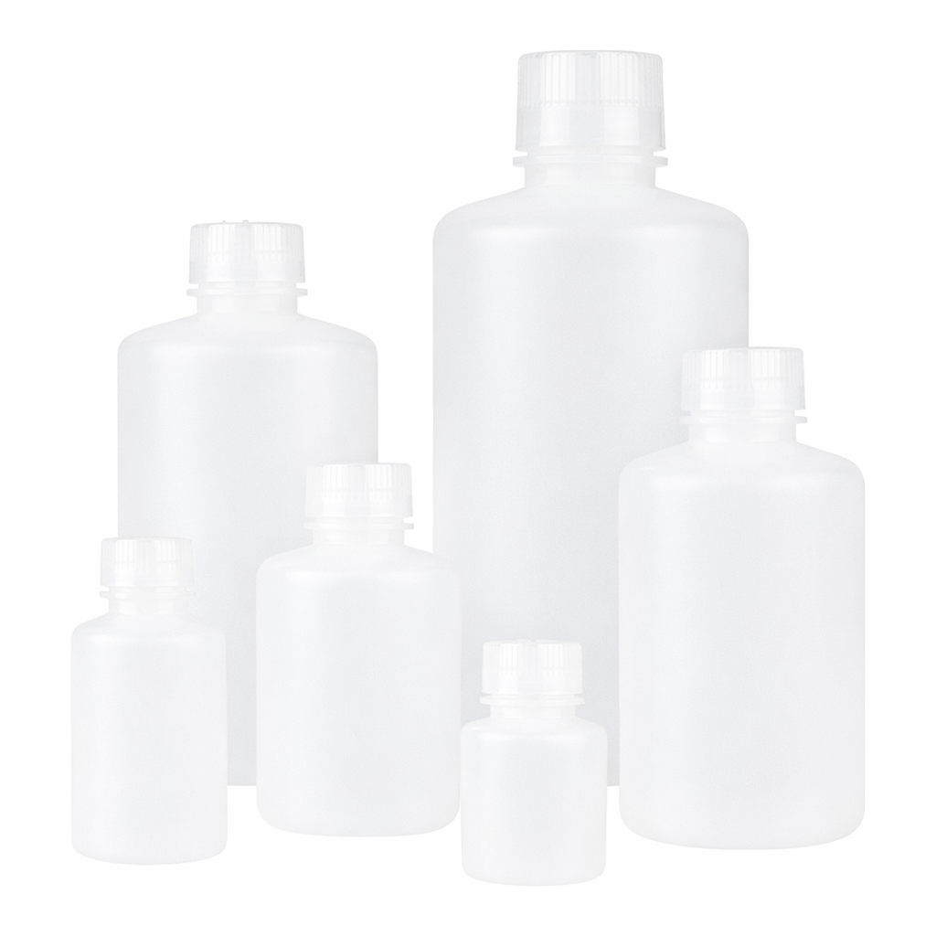 Nalgene Narrow-Mouth PPCO Packaging Bottles with Closure: Bulk Pack