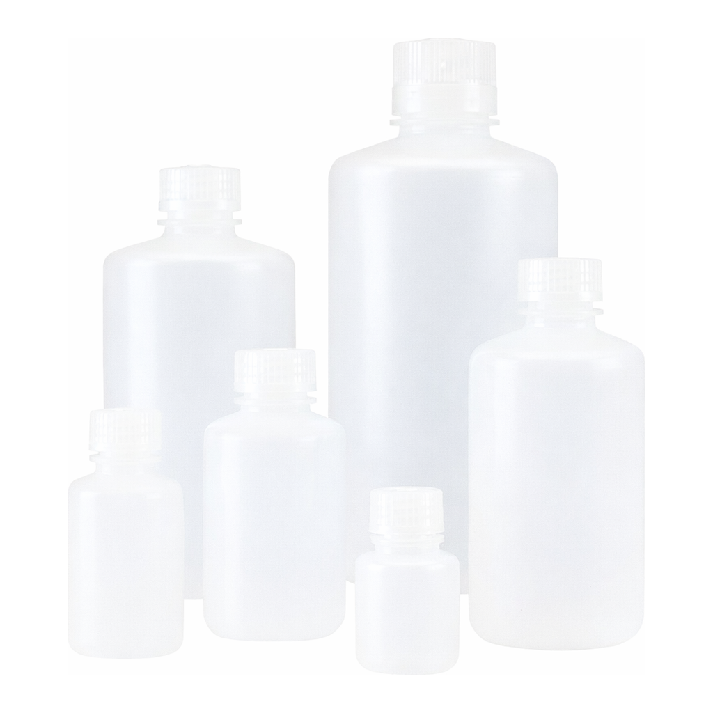 Nalgene Narrow-Mouth PPCO Economy Bottles with Closure