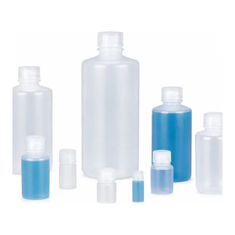 Nalgene Narrow-Mouth PPCO Bottles with Closure: 고압 멸균 가능(autoclavable)