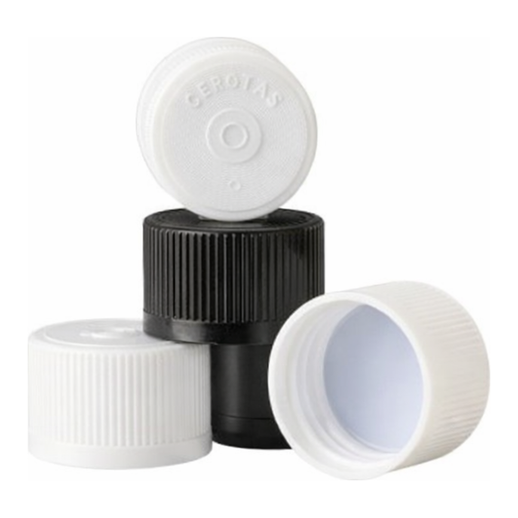 Nalgene Lined HDPE Serum Vial Closure for Continuous-Thread Vials: Nonsterile
