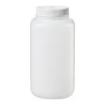 Nalgene Large Square Wide-Mouth HDPE Bottle with Closure