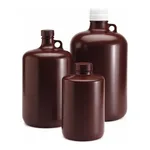 Nalgene Large Narrow-Mouth Amber Bottles