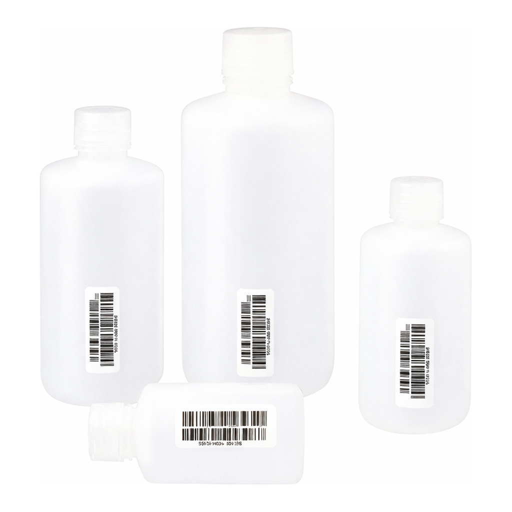 Nalgene Certified Narrow-Mouth HDPE Bottle with Polypropylene Screw Closure