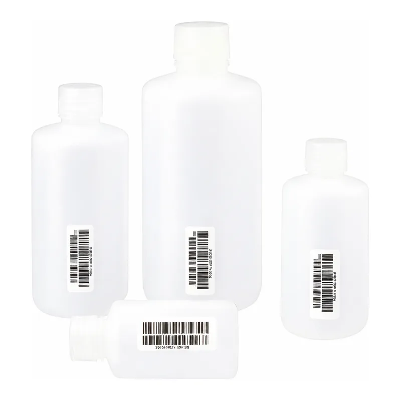 Nalgene Certified Narrow-Mouth HDPE Bottle with Polypropylene Screw Closure