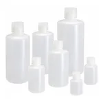 Nalgene Boston Round Narrow-Mouth Natural PPCO Bottles with Closure: Bulk Pack