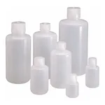 Nalgene Boston Round Narrow-Mouth LDPE Bottles with Closure: Bulk Pack