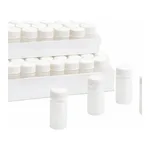 Nalgene HDPE Diagnostic Bottles with Closure: Nonsterile, Tray Pack