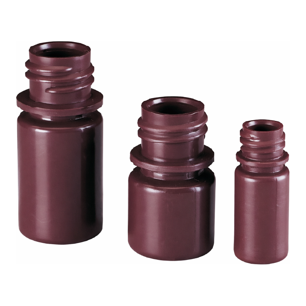 Nalgene Opaque Amber HDPE Diagnostic Bottles without Closure: Bulk Pack