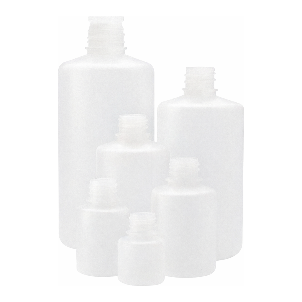 Nalgene Narrow-Mouth HDPE Packaging Bottles without Closure: Bulk Pack