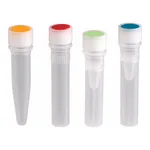 Nalgene HDPE High Profile Closures with Color Coders for Micro Packaging Vials: Nonsterile