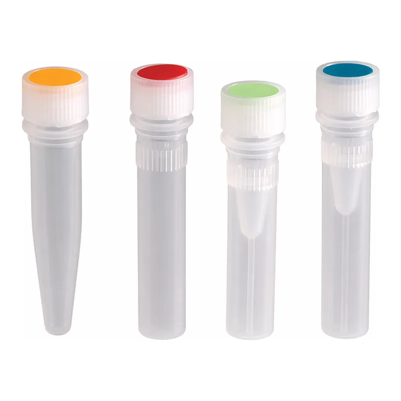 Nalgene HDPE High Profile Closures with Color Coders for Micro Packaging Vials: Nonsterile